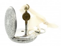 Victorian Swiss Silver Pocket Watch