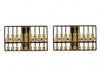 9ct Gold Abacus Cufflinks