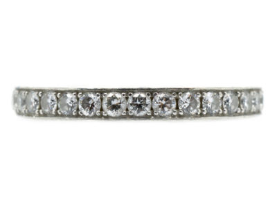 Platinum & Diamond Eternity Ring made by Asprey