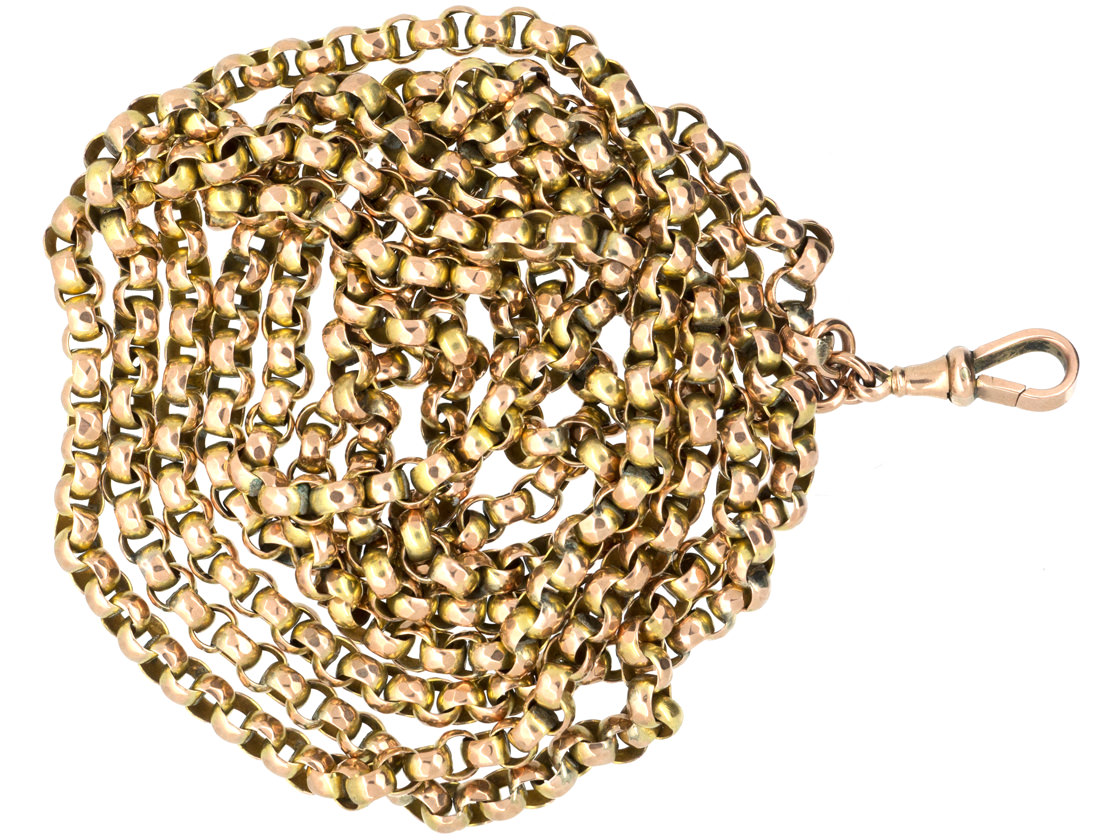 Victorian 9ct Gold Guard Chain (435G) The Antique Jewellery Company