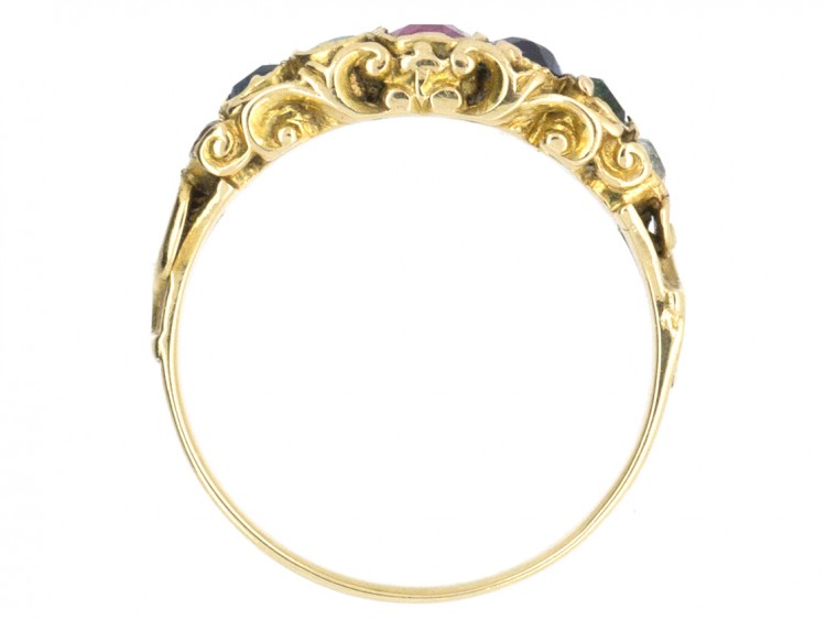Late Georgian 18ct Gold Dearest Ring
