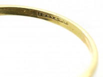 Edwardian 18ct & Platinum, Sapphire & Diamond Oval Cluster Ring