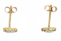 9ct Gold Opal Earrings
