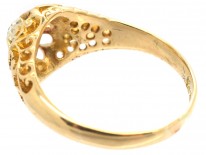 Victorian 18ct Gold & Old Mine Cut Diamond Ring
