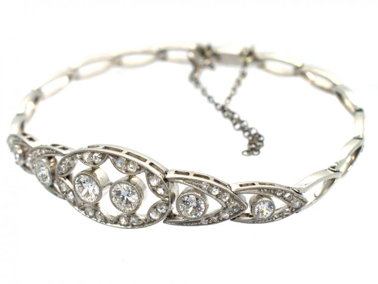 Art Deco Platinum & Diamond Bracelet