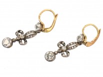 Belle Epoque Diamond Drop Earrings in Original Case