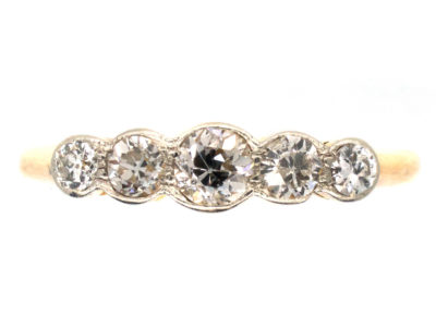 Edwardian Five Stone Diamond Ring