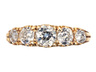 Victorian 18ct Gold Five Stone Ring