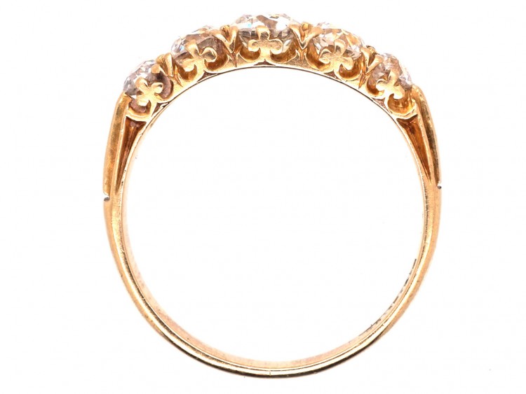 Victorian 18ct Gold Five Stone Ring