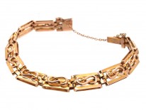 Edwardian 15ct Gold Lover's Knot Bracelet