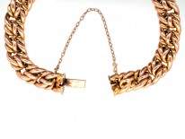 Edwardian 15ct Gold Woven Style Bracelet