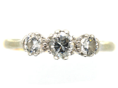 Three Stone Diamond Ring