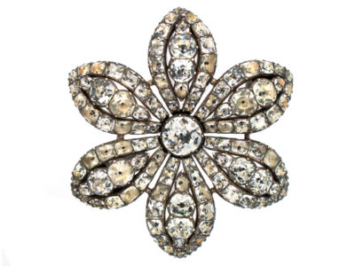 Silver & Paste Georgian Brooch
