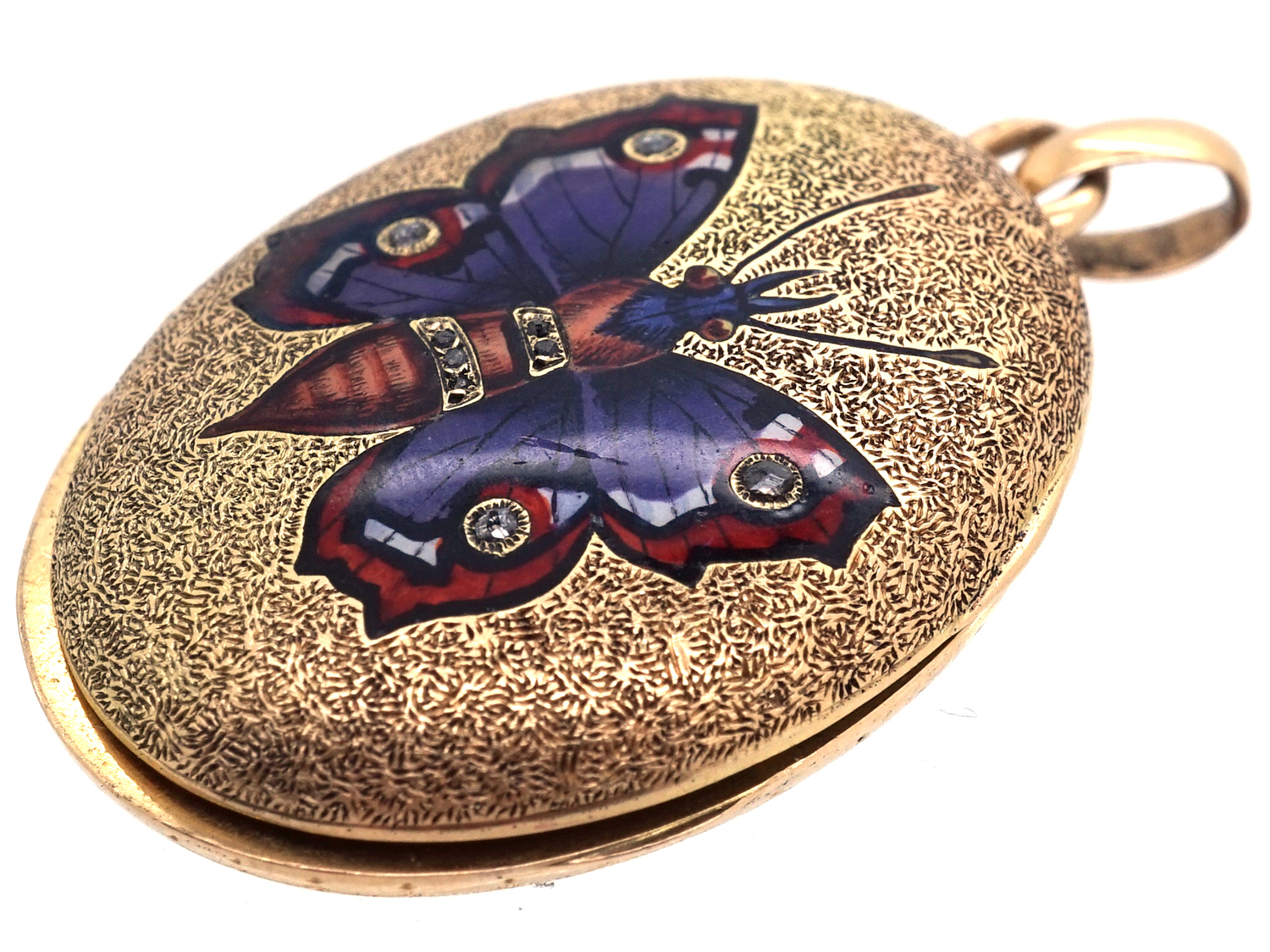 antique diamond locket