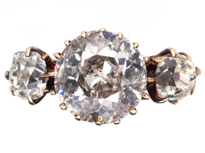 Edwardian Diamond Three Stone Ring