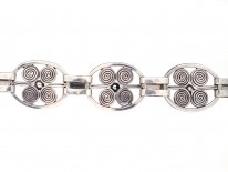 Silver Danish Viking Design Bracelet by Jens K.M Rungstrom