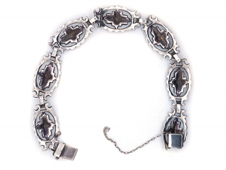 Art Deco Silver & Marcasite Bracelet