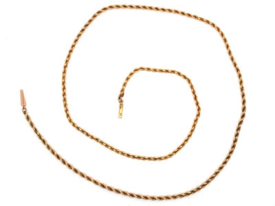 Edwardian 15ct Gold Prince of Wales Twist Chain