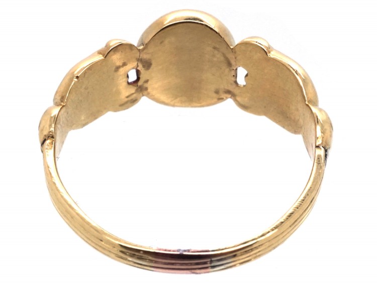 Regency 18ct Gold Clasped Hands Friendship Ring