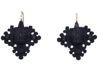 Berlin Iron Leaf Earrings