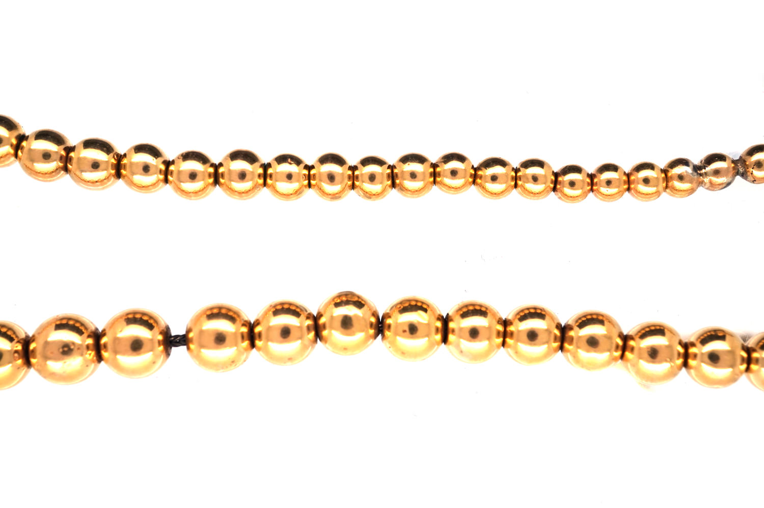 Edwardian 18ct Gold Balls Necklace (836G) The Antique Jewellery Company