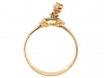 Wolf's Head 18ct Gold Ring