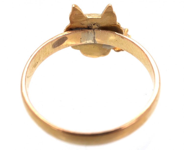 Wolf's Head 18ct Gold Ring