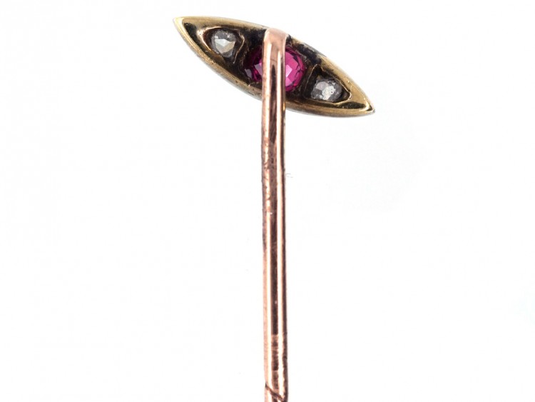 Ruby & Rose Diamond Eye Stick Pin