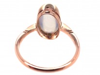 9ct Gold & Oval Moonstone Ring
