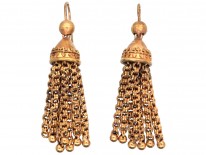 Victorian 15ct Gold Tassel Earrings