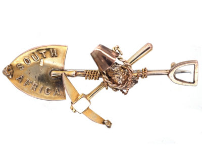 Victorian 15ct Gold Miner’s Brooch