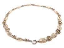 Theodor Farhner Art Deco Silver Gilt Necklace
