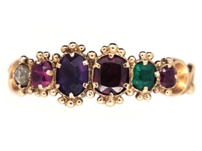 Georgian 15ct Gold Regard Ring - The Antique Jewellery Company