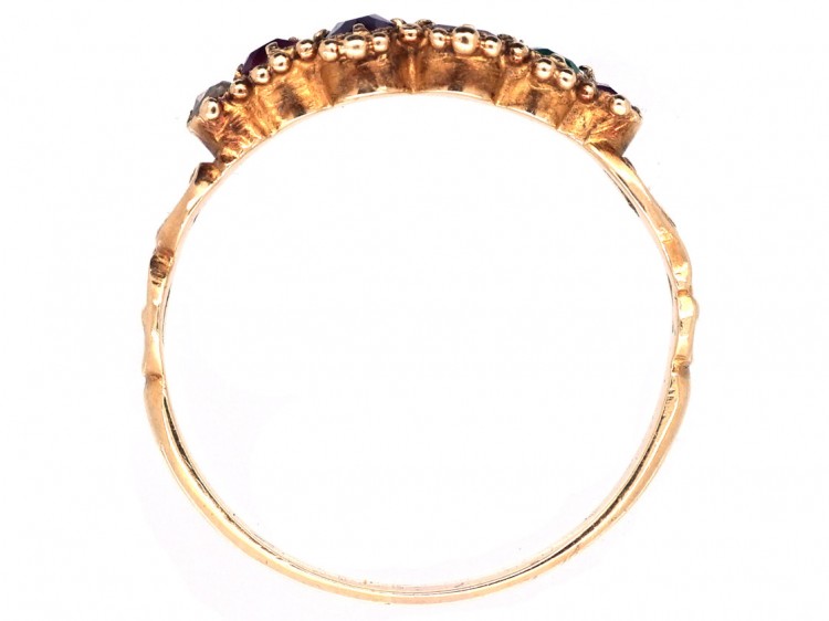 Georgian 15ct Gold Regard Ring