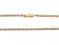 Victorian 15ct Gold Snake Chain