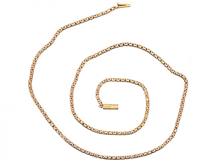 Victorian 15ct Gold Snake Chain