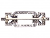 Art Deco Platinum & Diamond Brooch