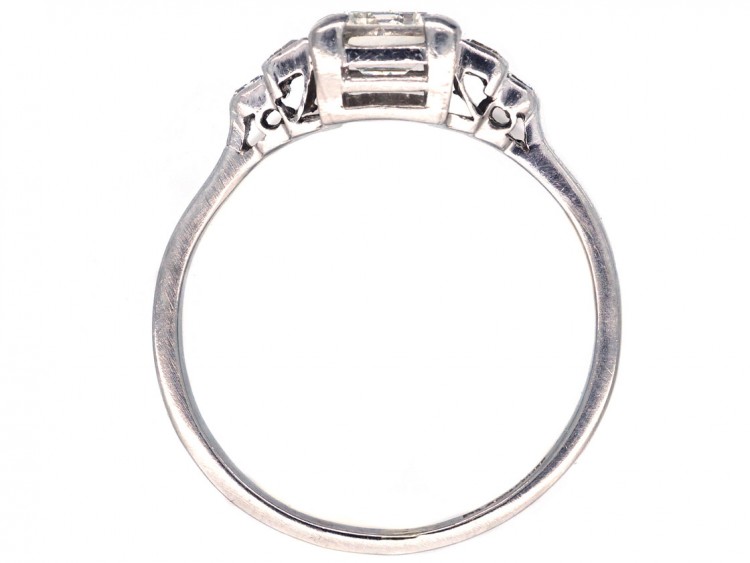 Platinum & Diamond Baguette Cut Ring