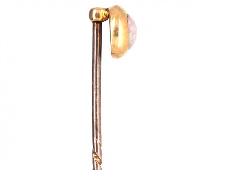 Edwardian 15ct Gold & Opal Tie Pin