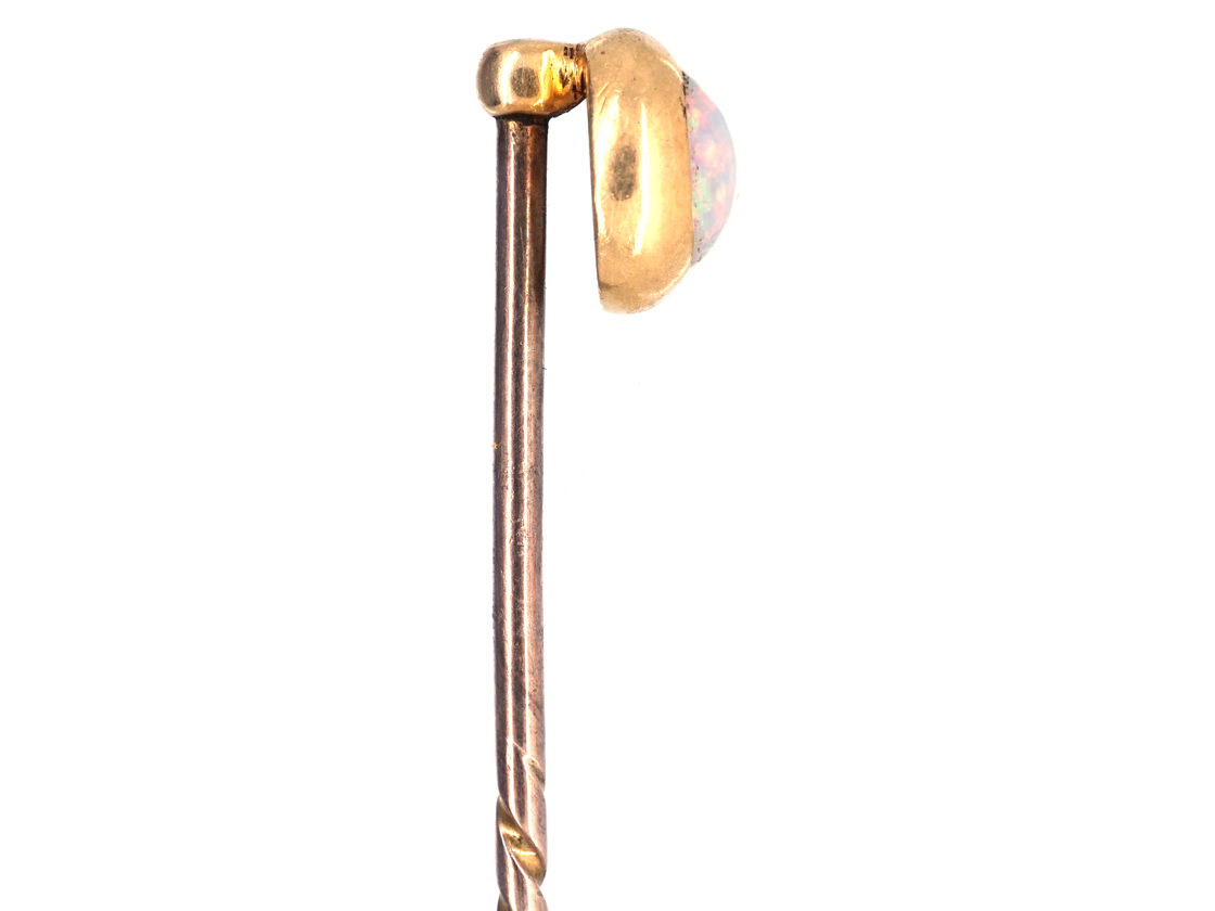 opal tie pin