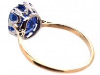 18ct Gold & Platinum, Ceylon Sapphire Ring
