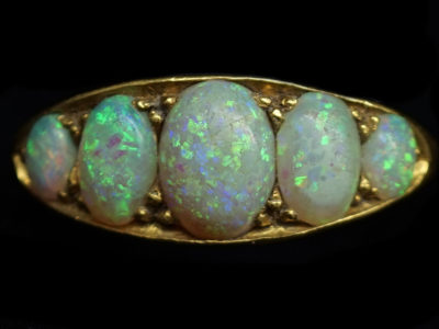 Victorian Five Stone Opal Ring