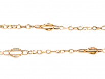 Art Nouveau 9ct Gold Short Chain