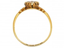 Victorian Marquise Shaped Diamond Set 18ct Gold Ring