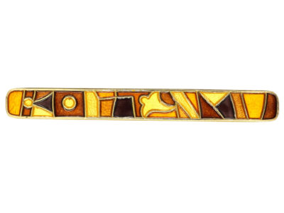 Silver Tie Clip Autumn Series by David Andersen