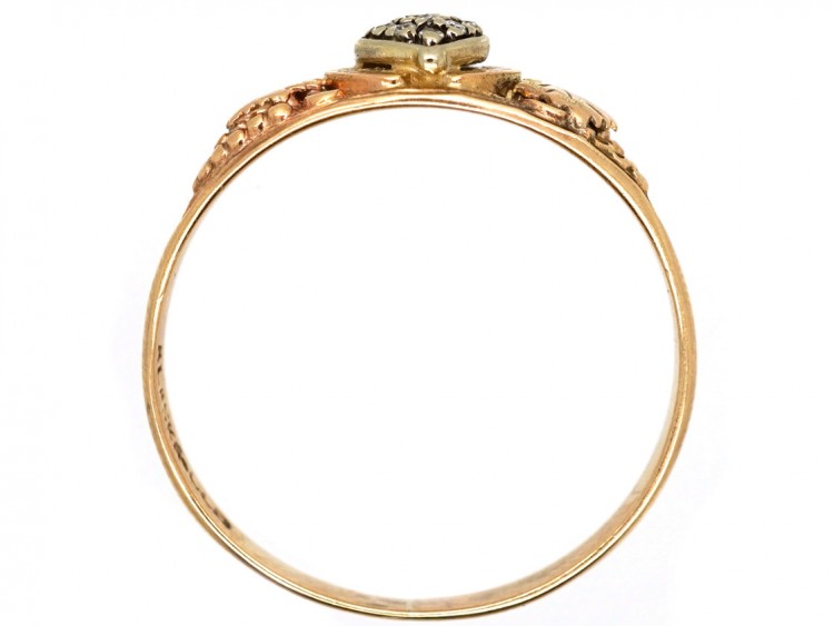 Alaskan Two Colour 14ct Gold & Diamond Heart Ring