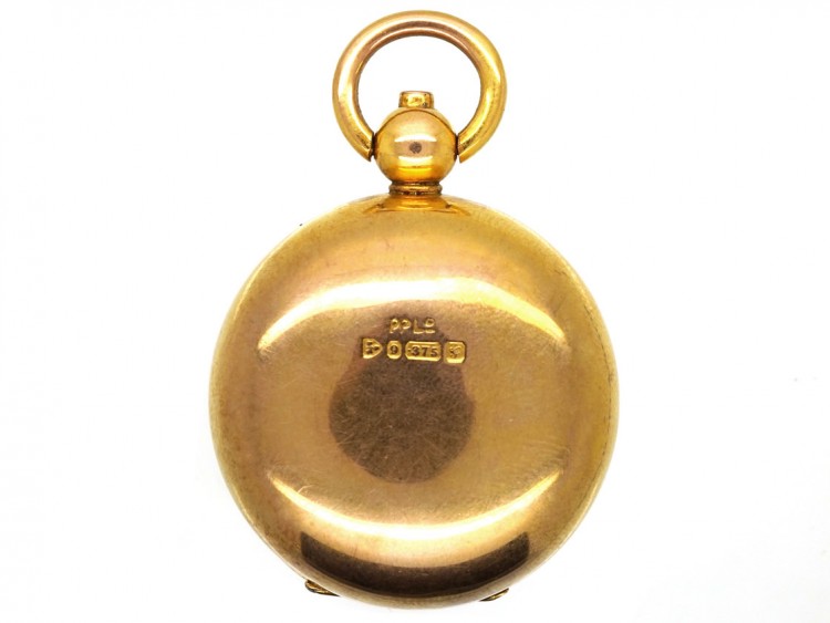Edwardian 9ct Gold Sovereign Case Pendant