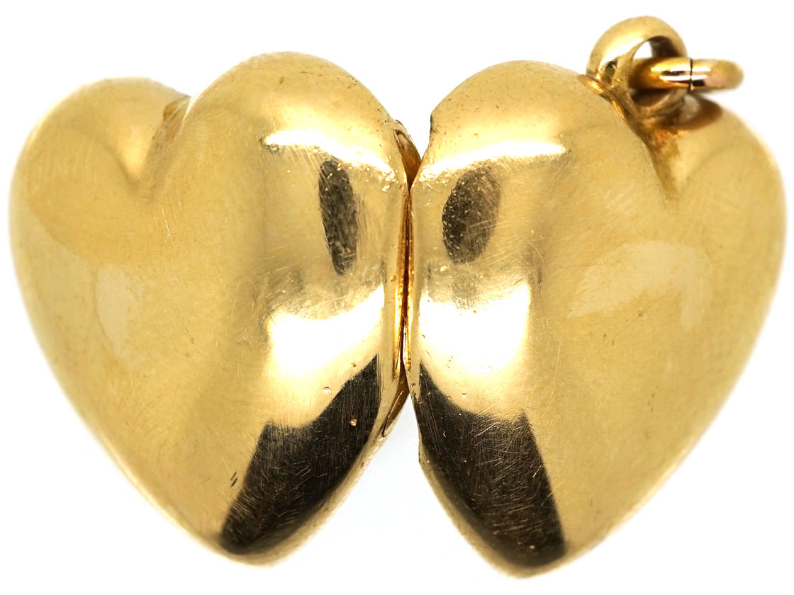 Victorian 18ct Gold Heart Locket (437H) | The Antique Jewellery Company