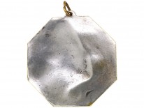 Art Deco Silver Plated Pendant by Ray Pelletier