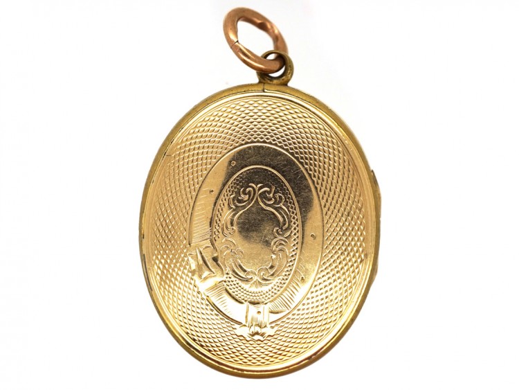 Victorian Oval Gold Cased Locket
